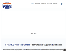 Tablet Screenshot of franke-aerotec.de